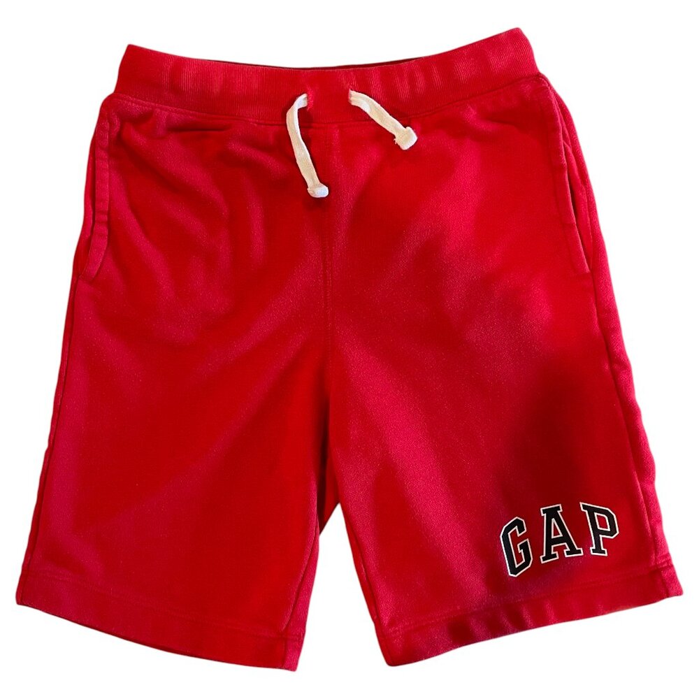 Kids Boys Gap Logo Pull-On Shorts Jogger Size XL (12) Color: Red